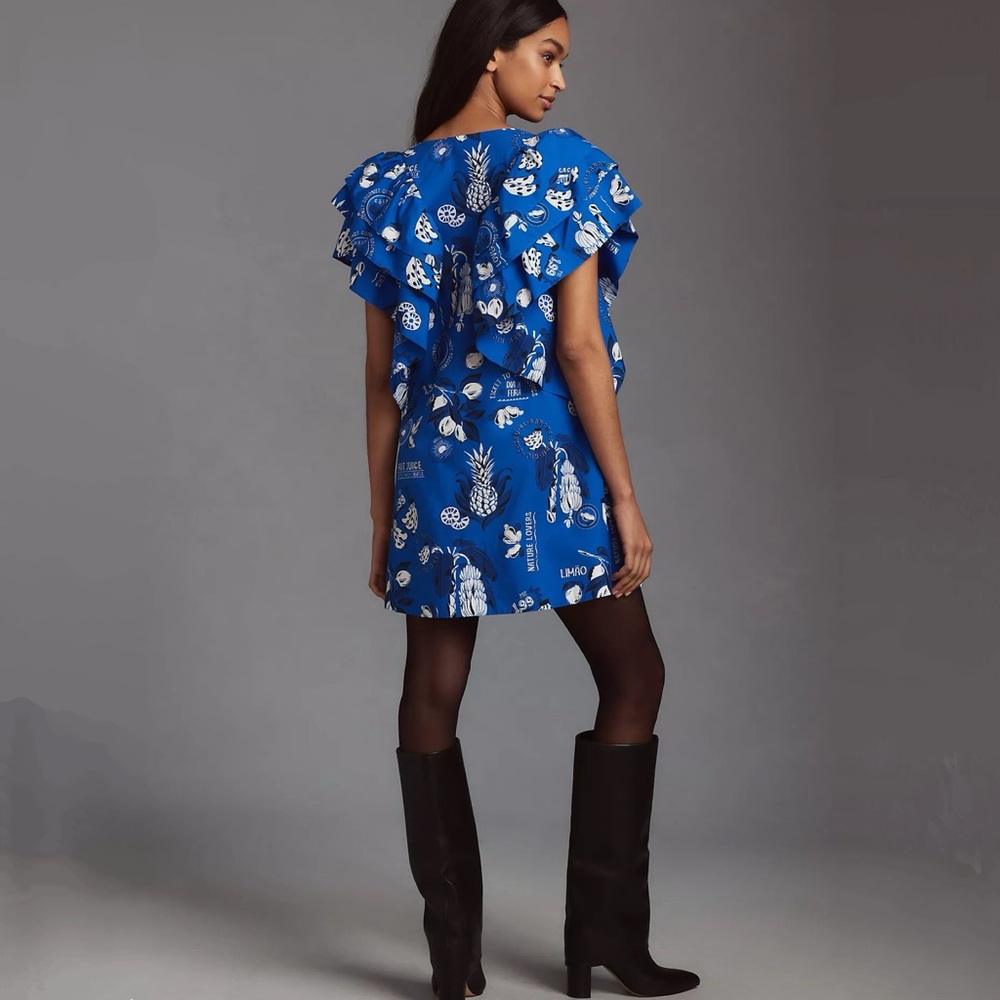 Farm Rio Tropical Orchard Mini Dress - Picture 5 of 7